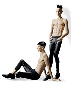Photo from New York Magazine of male mannequins