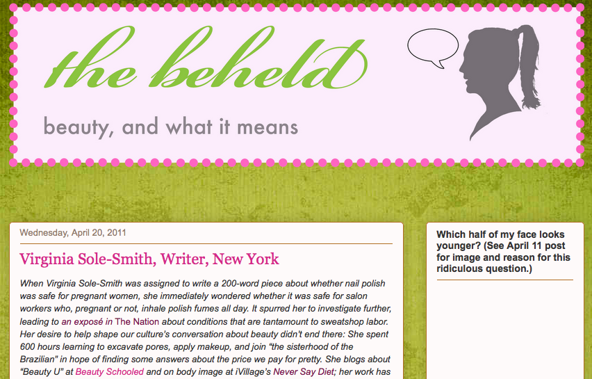 Virginia Sole-Smith Q&A on The Beheld